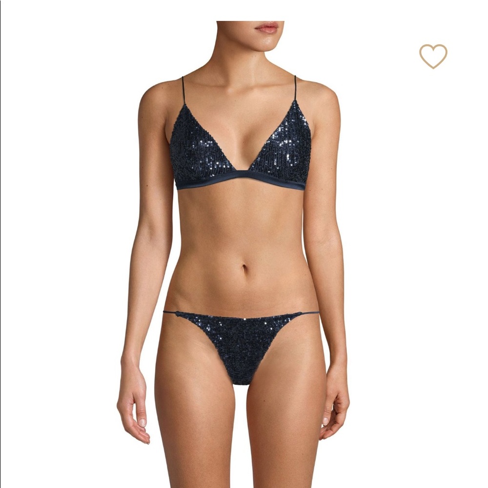 Kiki De Montparnasse Sequin bra and thong
